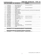 Preview for 7 page of Echo SRM-2400 TYPE 1E - PARTS CATALOG SERIAL NUMBER... Parts Catalog