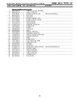 Preview for 13 page of Echo SRM-2400 TYPE 1E - PARTS CATALOG SERIAL NUMBER... Parts Catalog