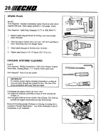 Предварительный просмотр 28 страницы Echo SRM-2400 Operator'S Manual