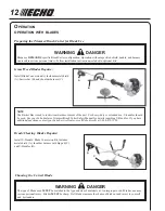 Preview for 12 page of Echo SRM-251SB Operator'S Manual