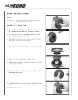 Предварительный просмотр 24 страницы Echo SRM-251SB Operator'S Manual