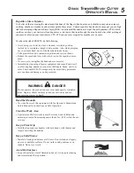 Предварительный просмотр 5 страницы Echo SRM-260 - 01-07 Operator'S Manual