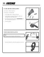 Предварительный просмотр 10 страницы Echo SRM-260 - 10-05 Operator'S Manual