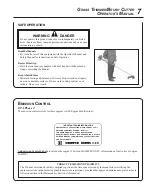 Preview for 7 page of Echo SRM-260 - 11-03 Operator'S Manual