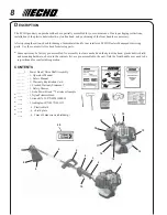 Preview for 8 page of Echo SRM-260 - 11-03 Operator'S Manual