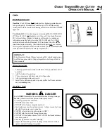 Предварительный просмотр 21 страницы Echo SRM-260 - 12-00 Operator'S Manual