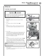 Предварительный просмотр 15 страницы Echo SRM-260 - 12-03 Operator'S Manual