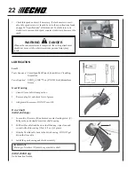 Preview for 22 page of Echo SRM-260 - 12-06 Operator'S Manual