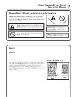 Preview for 3 page of Echo SRM - 2601 Operator'S Manual