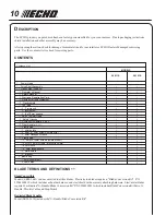 Предварительный просмотр 10 страницы Echo SRM - 2601 Operator'S Manual