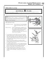 Preview for 13 page of Echo SRM-260U Manual Del Usuario