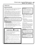 Preview for 17 page of Echo SRM-260U Manual Del Usuario