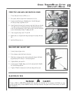 Preview for 15 page of Echo SRM-260U Operator'S Manual