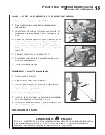 Preview for 15 page of Echo SRM-260U (Spanish) Manual Del Usuario