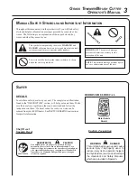 Preview for 3 page of Echo SRM-261 Operator'S Manual