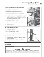 Preview for 13 page of Echo SRM-261U Operator'S Manual