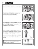 Предварительный просмотр 14 страницы Echo SRM-261U Operator'S Manual