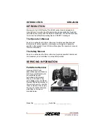 Preview for 4 page of Echo SRM-2620U Operator'S Manual