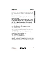 Preview for 9 page of Echo SRM-2620U Operator'S Manual