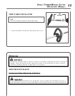 Предварительный просмотр 11 страницы Echo SRM-265T Operator'S Manual