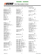 Preview for 41 page of Echo SRM-265T Parts Catalog