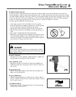 Предварительный просмотр 5 страницы Echo SRM - 265U Operator'S Manual