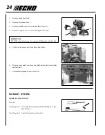 Предварительный просмотр 24 страницы Echo SRM - 265U Operator'S Manual