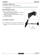 Предварительный просмотр 14 страницы Echo SRM-266/S Operator'S Manual