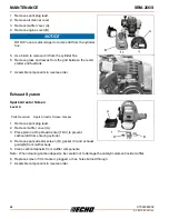 Предварительный просмотр 24 страницы Echo SRM-266/S Operator'S Manual