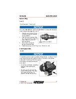 Предварительный просмотр 37 страницы Echo SRM-266 Operator'S Manual