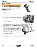 Предварительный просмотр 22 страницы Echo SRM-266U Operator'S Manual