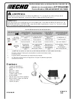 Предварительный просмотр 6 страницы Echo SRM-280 Installation Instructions Manual