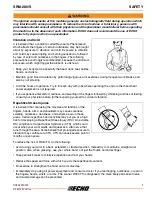 Предварительный просмотр 7 страницы Echo SRM-280 Operator'S Manual