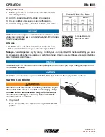 Preview for 18 page of Echo SRM-280 Operator'S Manual