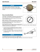 Предварительный просмотр 28 страницы Echo SRM-280 Operator'S Manual