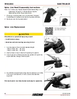 Preview for 30 page of Echo SRM - 280U Operator'S Manual