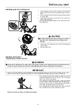 Preview for 13 page of Echo SRM-301TES Operator'S Manual