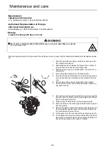 Preview for 28 page of Echo SRM-301TES Operator'S Manual