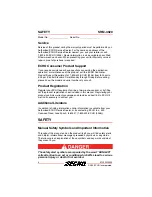 Preview for 4 page of Echo SRM-3020 Operator'S Manual