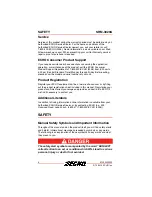 Preview for 4 page of Echo SRM-3020U Operator'S Manual