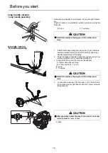 Предварительный просмотр 12 страницы Echo SRM-3021TES Operator'S Manual