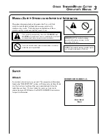 Preview for 3 page of Echo SRM-3100 Series Operator'S Manual