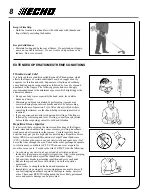 Preview for 8 page of Echo SRM-3100 Series Operator'S Manual