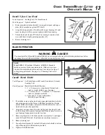 Preview for 13 page of Echo SRM-310S Operator'S Manual