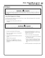 Предварительный просмотр 31 страницы Echo SRM-310S Operator'S Manual