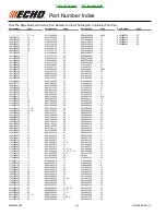 Preview for 40 page of Echo SRM - 311 Parts Catalog