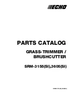 Echo SRM-3155(SI) Parts Catalog preview