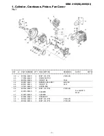 Предварительный просмотр 4 страницы Echo SRM-3155(SI) Parts Catalog