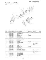 Предварительный просмотр 11 страницы Echo SRM-3155(SI) Parts Catalog