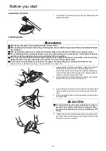 Предварительный просмотр 12 страницы Echo SRM-335ES Operator'S Manual